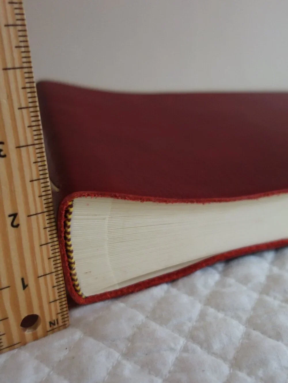 New NIB CAVALLINI Italy Softbound Leather Deep Red Photo Album